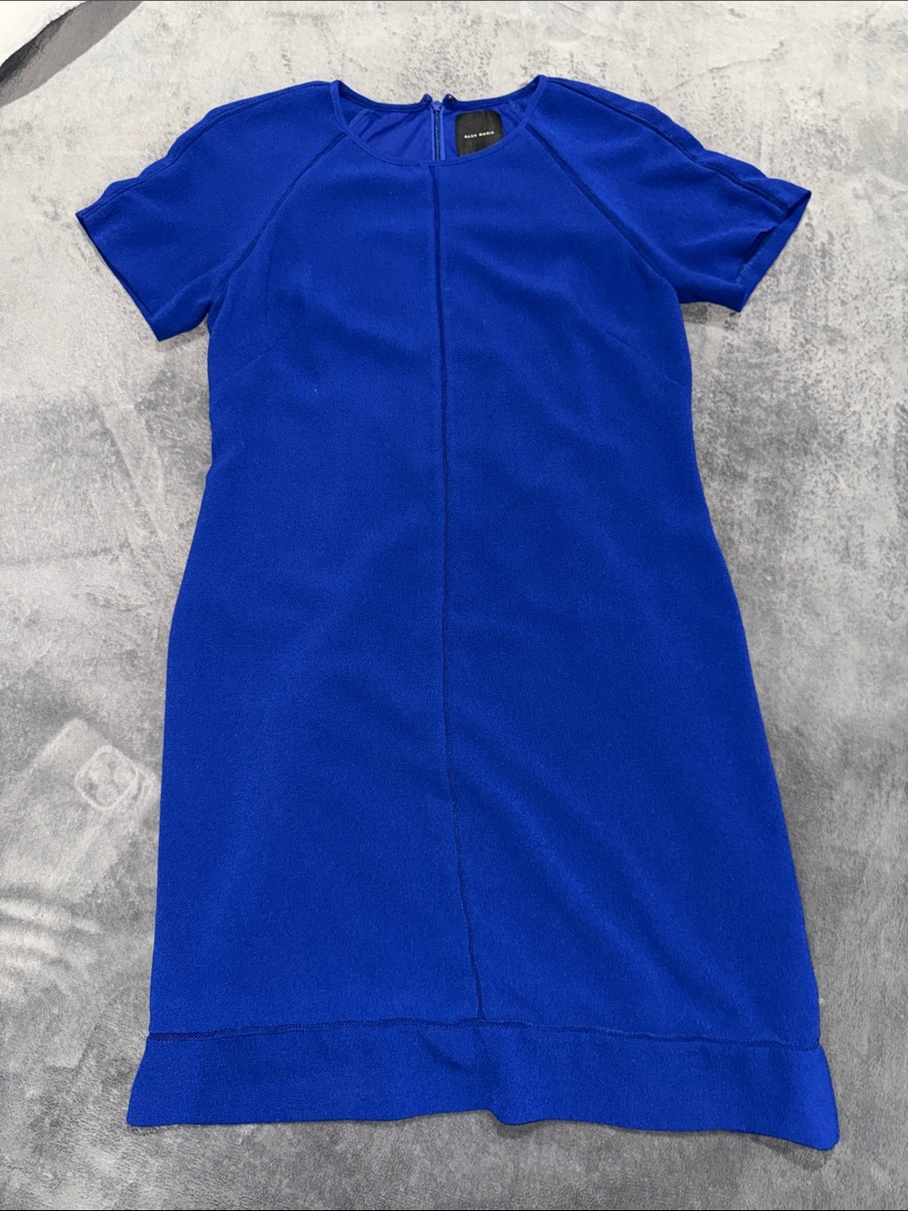 Alex Marie Mini Shift Dress in Royal Blue